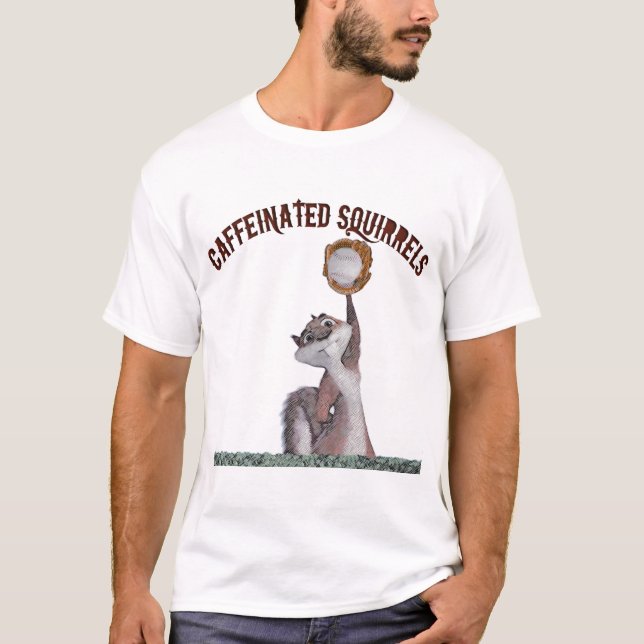 Camiseta Ardillas de Caffeinated (Anverso)