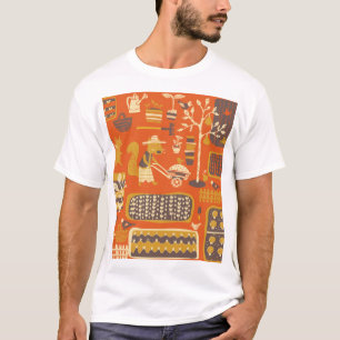 Camiseta Ardillas de jardín: Escena animal caprichosa