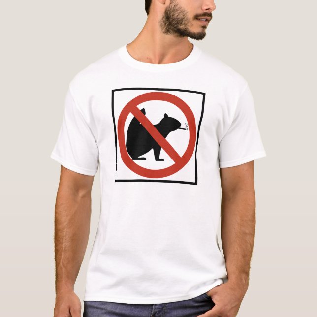Camiseta Ardillas de no fumadores no prohibidas el Rótulo (Anverso)