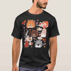 Camiseta Ardillas Kawaii