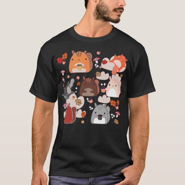 Camiseta Ardillas Kawaii (Anverso)