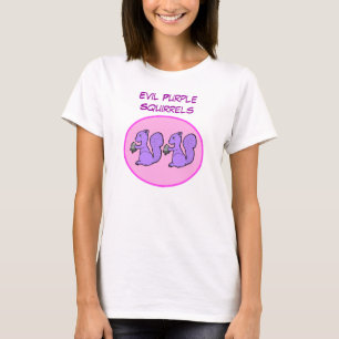 Camiseta Ardillas púrpuras malvadas
