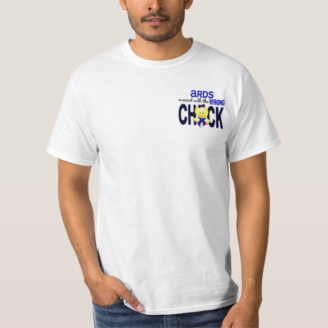 Camiseta ARDS ensuciado con el polluelo incorrecto (Anverso)