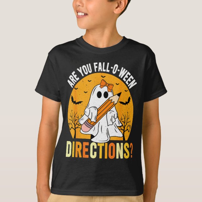 Camiseta Are You Fall-o-ween Direction Funny Sarcastic Quot (Anverso)