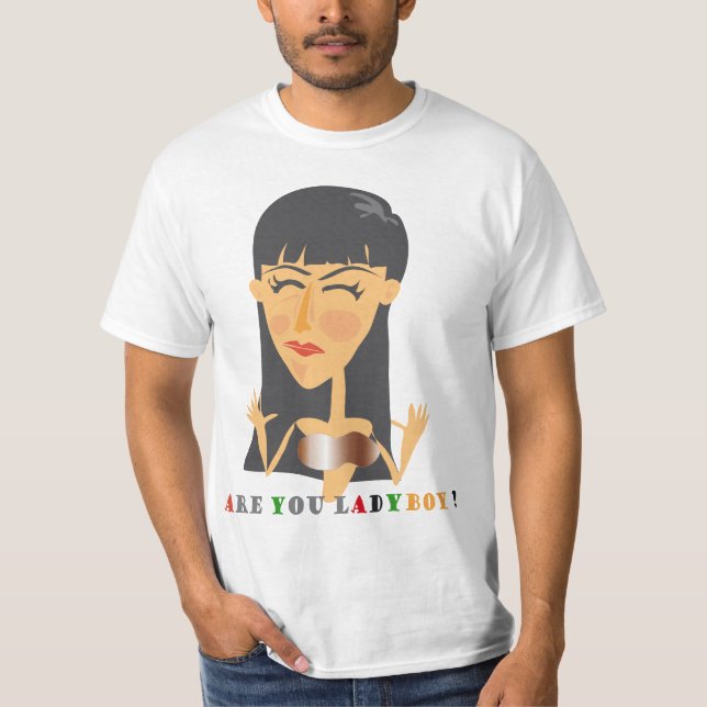 Camiseta Are you ladyboy ? (Anverso)