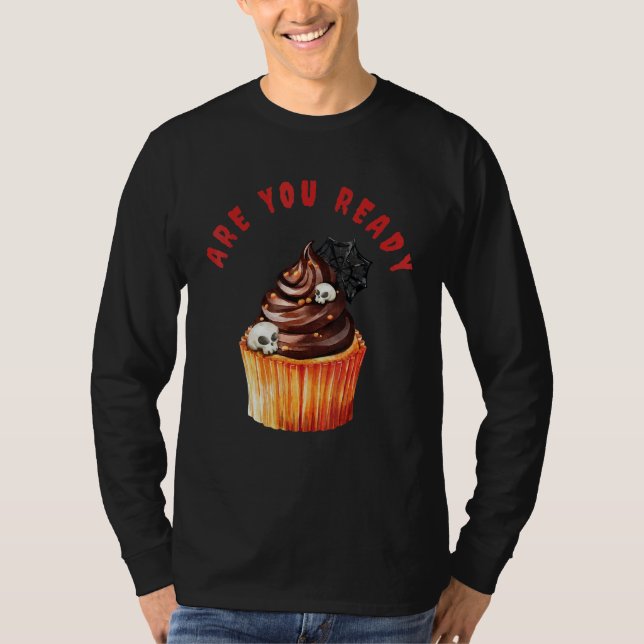 Camiseta Are You Ready For A Cupcake on Halloween_1 (Anverso)