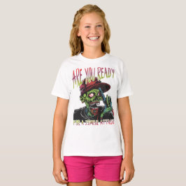 Camiseta Are You Ready | Funny Kids Zombie Attack Shirt