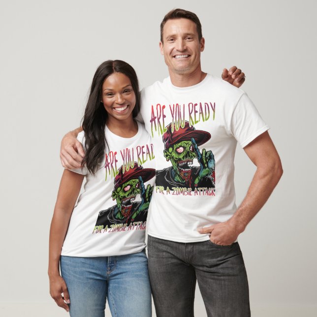 Camiseta Are You Ready | Funny Zombie Couple Shirts (Unisexo)