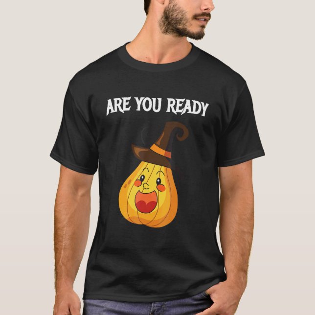 Camiseta Are you Ready Pumpkins (Anverso)