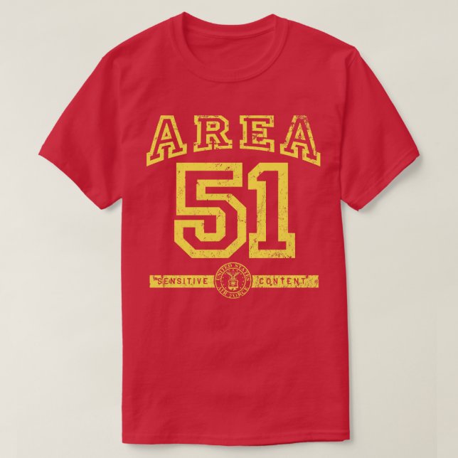 Camiseta Área 51 (Diseño del anverso)