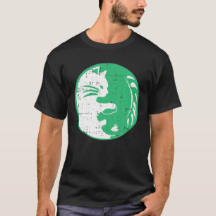 Camiseta Area-51 Alien Cat Yin Yang Easy Lazy Kitten Hallow
