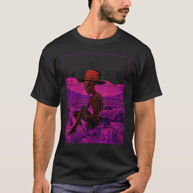 Camiseta Area 51 Cool Alien Me & My Dog (Anverso)