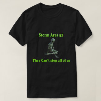 Camiseta Área 51 de la tormenta