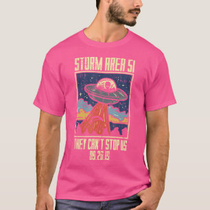 Camiseta Área 51 De La Tormenta No Pueden Detenernos 092019