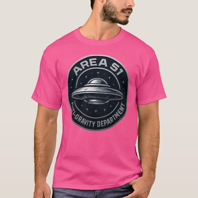 Camiseta Área 51 - Departamento contra la gravedad