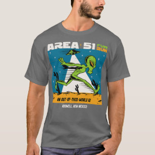 Camiseta Área 51 Diversión Funny Run 1