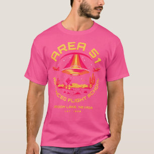 Camiseta Área 51 Escuela de Vuelo Avanzada Groom Lake Nevad