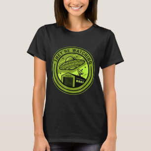 Camiseta Área 51 Están vigilando creyente alienígena lote O