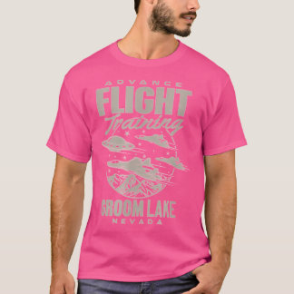 Camiseta Área 51 Formación de Vuelo Avanzado Ufo Groom Lake