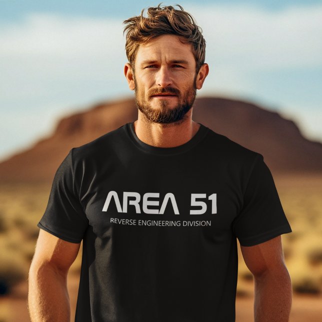 Camiseta Área 51 Ingeniería Inversa Alien OVNI Paranormal T (Subido por el creador)