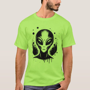 Camiseta Área 51 OVNI alienígena Invasión alienígena gris C