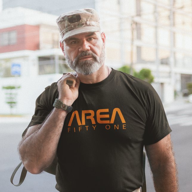Camiseta Área 51 Ropa Guay Alien UFO Paranormal Negro (Subido por el creador)