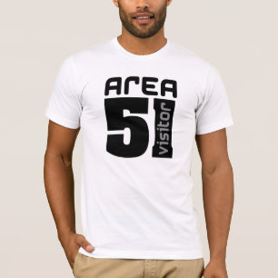 Camiseta Área 51 Visitante para extranjeros