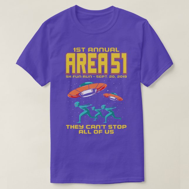 Camiseta Área Anual 51 5000 Diversión Funny Raid Regalo Que (Diseño del anverso)