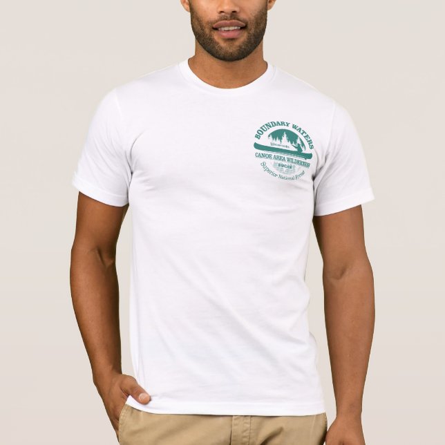 Camiseta Área de aguas fronterizas Sendero de la Canoa (Anverso)