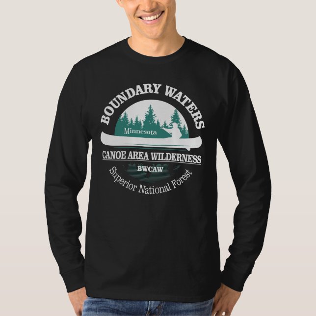 Camiseta Área de aguas fronterizas Sendero de la Canoa (Anverso)