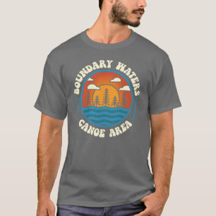 Camiseta Área de canoa de aguas fronterizas Minnesota BWCA