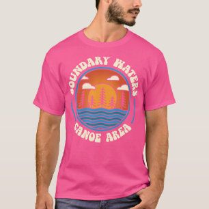 Camiseta Área de canoa de aguas fronterizas Minnesota BWCA