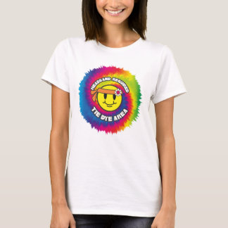 Camiseta Área de cinta para la cabeza con estampado tie dye