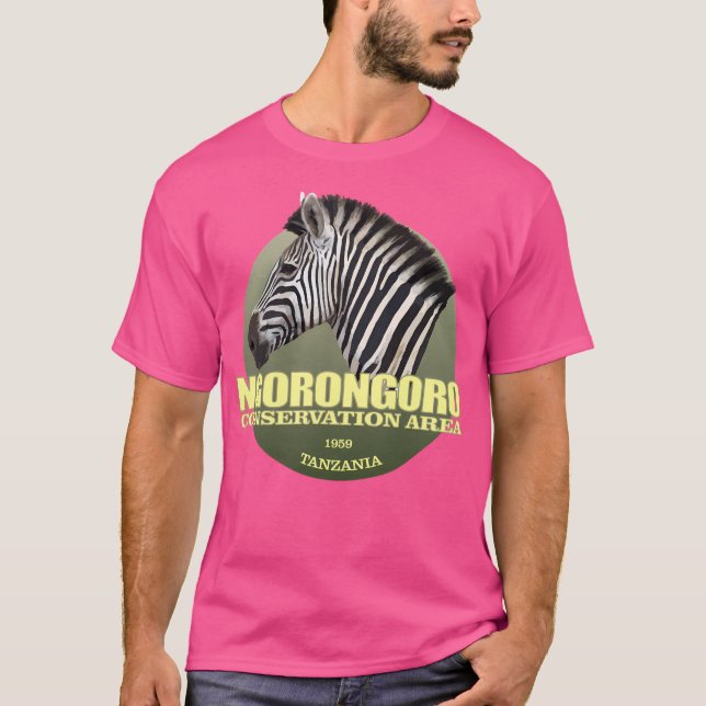 Camiseta Área De Conservación Del Ngorongoro (Zebra)(Wt2) (Anverso)