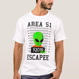 Camiseta Área de Escape Extranjero 51 Cute Vintage Hallowee