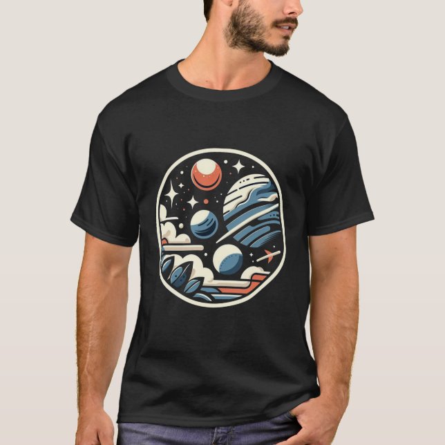 Camiseta área de espacio (Anverso)
