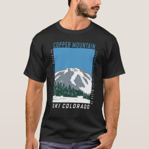 Camiseta Área de Esquí de la Montaña del Cobre