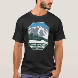 Camiseta Área de Esquí de Montaña de Cobre Colorado