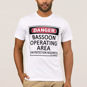 Camiseta Área de funcionamiento de Bassoon
