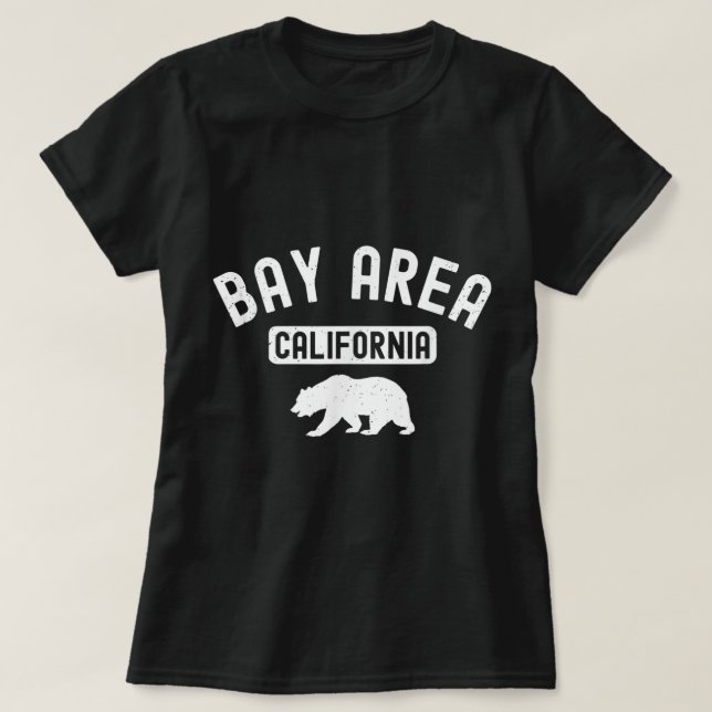 Camiseta Área de la Bahía San Francisco Oakland Berkeley Ca (Diseño del anverso)