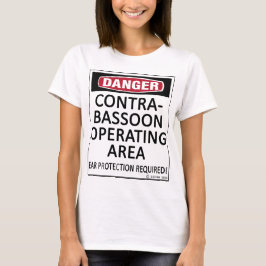 Camiseta Área de operación Contrabassoon