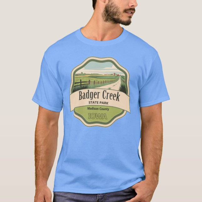 Camiseta Área de recreación estatal Badger Creek (Anverso)