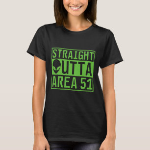Camiseta Área de salida directa 51 Caza de Ufo Alien