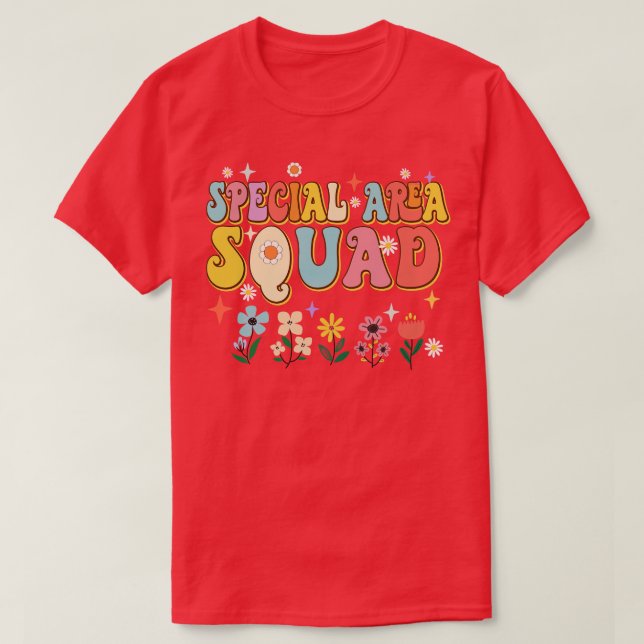 Camiseta Área especial Escuadrón de profesores Retro Estudi (Diseño del anverso)
