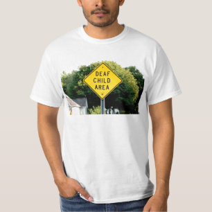 Camiseta Área infantil sorda