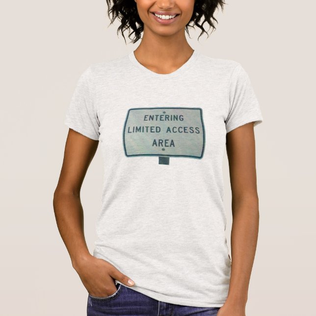 Camiseta Área limitada del acceso (Anverso)