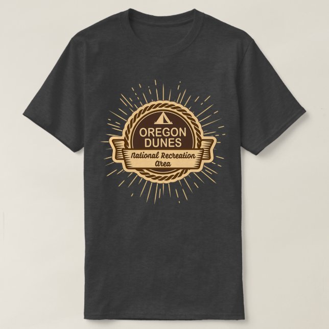 Camiseta Área Recreativa Nacional de las Dunas de Oregón (Diseño del anverso)