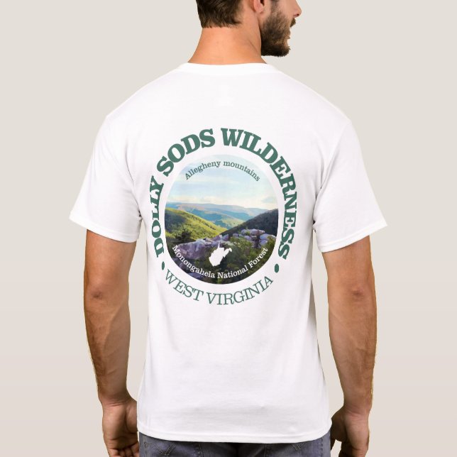 Camiseta Área silvestre Dolly Sods (Reverso)