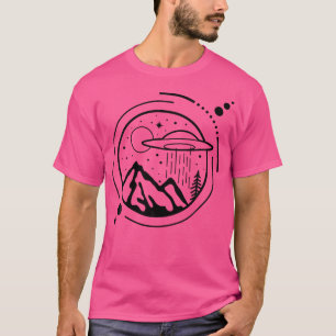 Camiseta Área Simple 51 Gráfica De Arte De Línea De Tatuaje