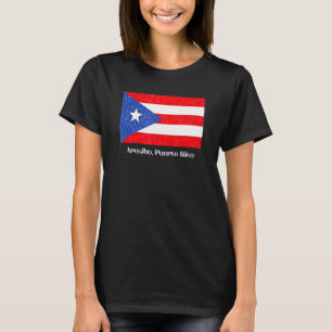 Camiseta Arecibo Puerto Rico Por Bandera Puertorriqueña Ama